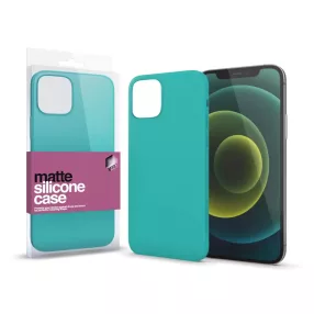   XPRO™ Szilikon matte tok ultravékony mentazöld Apple iPhone 13 Pro Max készülékhez