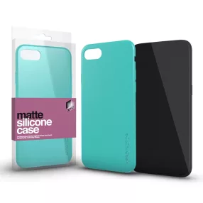   XPRO™ Szilikon matte tok ultravékony mentazöld Samsung Galaxy A22 4G készülékhez