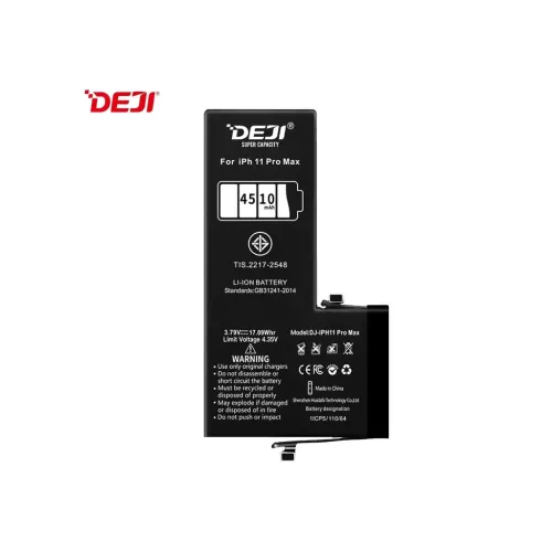 Deji iPhone 11 Pro Max kompatibilis, magasabb kapacitású akkumulátor 4510mAh
