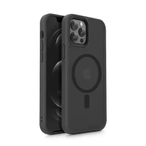   Tech-Protect Magsafe tok fekete Apple iPhone 12 / 12 Pro készülékhez