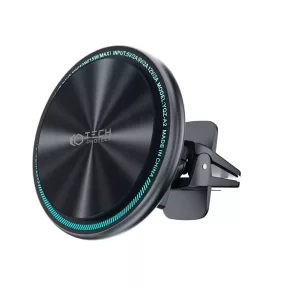   Tech-Protect A2 Fekete Autós tartó szellőzőrácsba QC Magsafe 15W töltéssel, 926730
