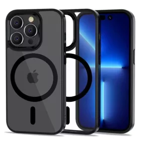   Tech-Protect MAGMAT Magsafe tok átlátszó / fekete Apple iPhone 14 Pro Max készülékhez 925504