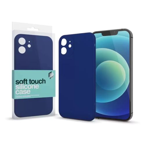 XPRO™ Soft Touch szilikon tok Slim sötétkék Samsung Galaxy A54 5G készülékhez