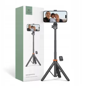   Tech-Protect L03S Vezeték nélküli Selfie bot Tripod Fekete