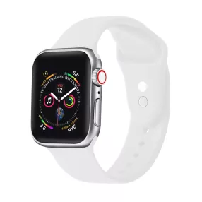  XPRO™ Apple Watch szilikon sport szíj Fehér Apple Watch 38mm / 40mm / 41mm / 42mm (S10) készülékhez