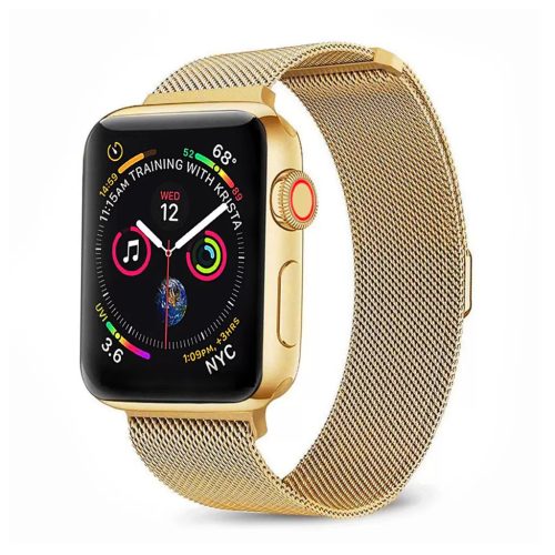 XPRO™ Apple Watch két részes milánói szíj Arany Apple Watch 38mm / 40mm / 41mm / 42mm (S10) készülékhez	