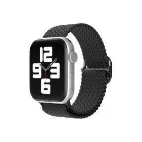   XPRO™ Apple Watch szőtt szövet körpánt Fekete Apple Watch 38mm / 40mm / 41mm / 42mm (S10) készülékhez