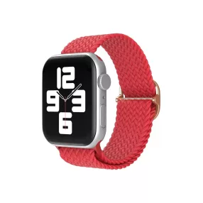   XPRO™ Apple Watch szőtt szövet körpánt Piros Apple Watch 42mm (S1-S3) / 44mm / 45mm / 46mm / 49mm készülékhez