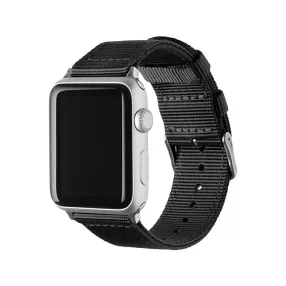   XPRO™ Apple Watch szőtt műanyag szíj Fekete Apple Watch 42mm (S1-S3) / 44mm / 45mm / 46mm / 49mm készülékhez