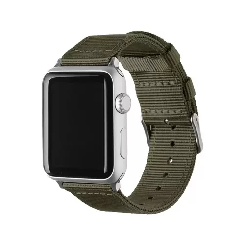 XPRO™ Apple Watch szőtt műanyag szíj Zöld Apple Watch 42mm (S1-S3) / 44mm / 45mm / 46mm / 49mm készülékhez