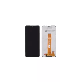   Kijelző Samsung Galaxy A12 fekete Gyári GH96-14116A GH82-24708A keret nélkül