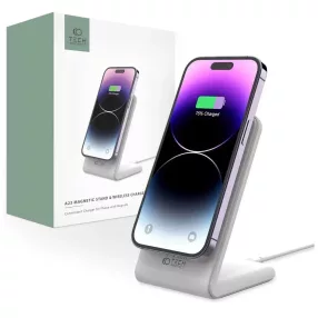   Tech-Protect QI15W-A23 MagSafe QI vezeték nélküli töltőállvány fehér