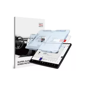   XPRO™ Tempered Glass 0.33mm kijelzővédő üveg / üvegfólia felhelyező applikátorral Tesla Model 3 / Model Y