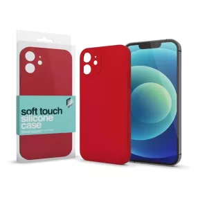   XPRO™ Soft Touch szilikon tok Slim piros Apple iPhone 15 Pro Max készülékhez