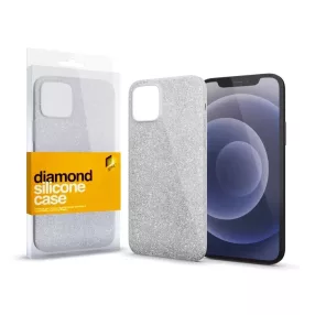   XPRO™ Szilikon tok Diamond Ezüst Apple Iphone 15 Pro Max készülékhez