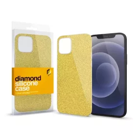   XPRO™ Szilikon tok Diamond Arany Apple Iphone 15 Pro készülékhez