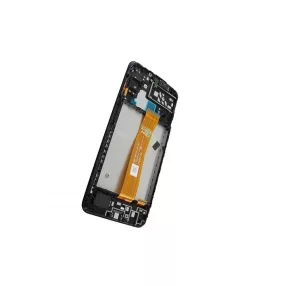   Kijelző Samsung Galaxy A04s A047 fekete kerettel Gyári GH82-29806A