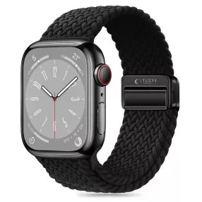   Tech-Protect NYLONMAG óraszíj Fekete, Apple Watch 42mm (S1-S3) / 44mm / 45mm / 46mm / 49mm készülékhez