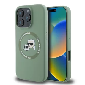   Karl Lagerfeld tok sötétzöld KLHMP16XSKCHTCA Apple Iphone 16 Pro Max készülékhez