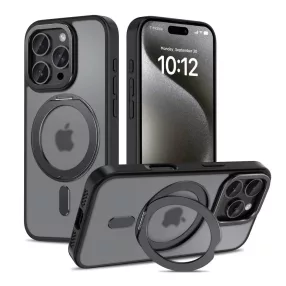   Tech-Protect MAGRING MagSafe fekete tok Apple iPhone 16 Pro készülékhez