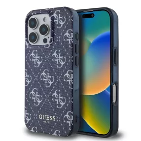   Guess tok sötétkék Apple iPhone 16 Pro készülékhez GUHMP16LHJ4PWD