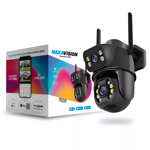 NAKAVISION by XPRO™ C1 Okos IP kamera - FEKETE