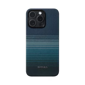   Pitaka Tactile Woven tok MOONRISE Apple iPhone 15 Pro Max készülékhez - MagSafe rögzítéssel (KI1501MOM)