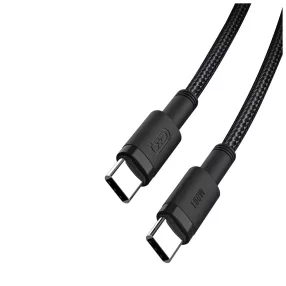 XO kábel NB-Q199 PD USB-C - USB-C 1,5m 100W Fekete