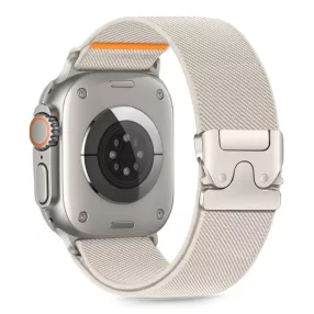   Tech-Protect NYLON CLASP óraszíj titanium, Apple Watch 42mm (S1-S3) / 44mm / 45mm / 46mm / 49mm készülékhez