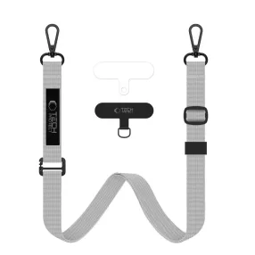 Tech-Protect C6S szürke Crossbody pánt mobiltelefonhoz