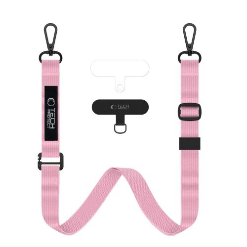 Tech-Protect C6S pink Crossbody pánt mobiltelefonhoz