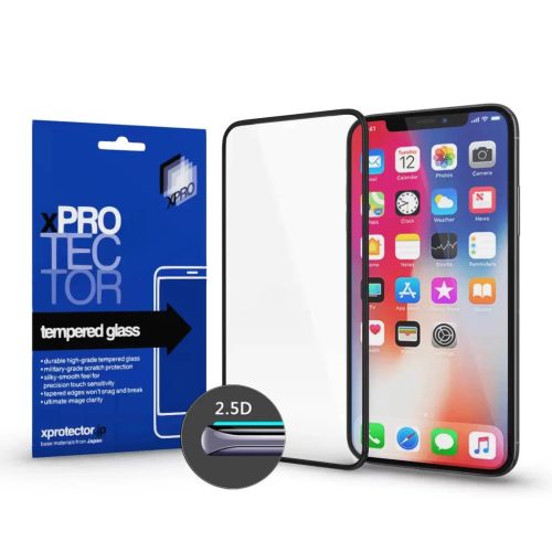 XPRO™ Tempered Glass Full 2.5D fekete 0.33 kijelzővédő üveg / üvegfólia Honor 400 készülékhez