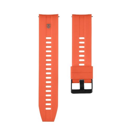 Tactical Quick Release Narancs szilikon univerzális óraszíj 20mm Samsung / Huawei / Honor / Garmin / Amazfit készülékekhez