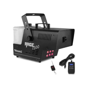   BeamZ Rage 1500LED DMX füstgép (1500W) + digitális vezérlő + távirányító + 6x9W RGB LED