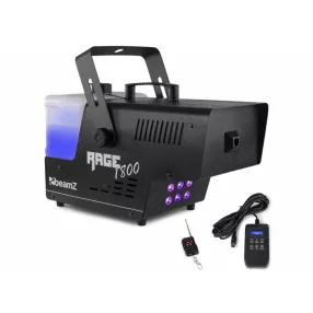   BeamZ Rage 1800LED DMX füstgép (1800W) + digitális vezérlő + távirányító + 6x4W RGB-UV LED