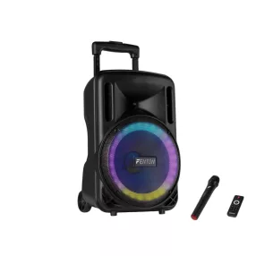   Fenton FT10LED MK2 (10") 450W akkumulátoros hordozható hangfal (1xMik + MP3 + Bluetooth)