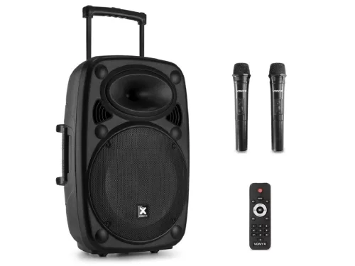 Vonyx Verve46 1000W (15") aktív hordozható akkumulátoros hangfal szett ( 2mik + Bluetooth + MP3)