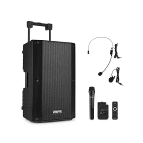   Vonyx VSA500-BP Hordozható hangfal 12", USB, FM, SD, Bluetooth