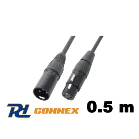 PD Connex CX35-0,5m jelkábel (XLR mama - XLR papa)