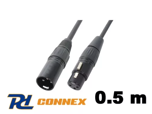 PD Connex CX35-0,5m jelkábel (XLR mama - XLR papa)