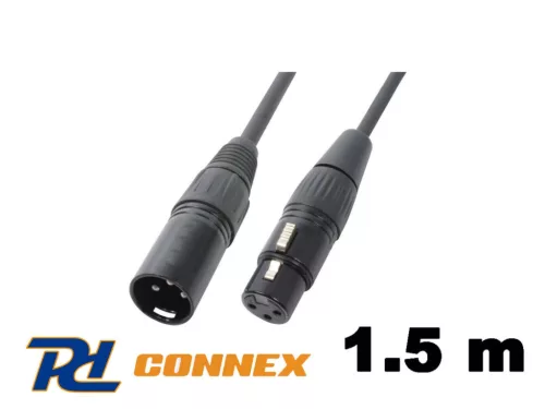 PD Connex CX35-1,5m jelkábel (XLR mama - XLR papa)
