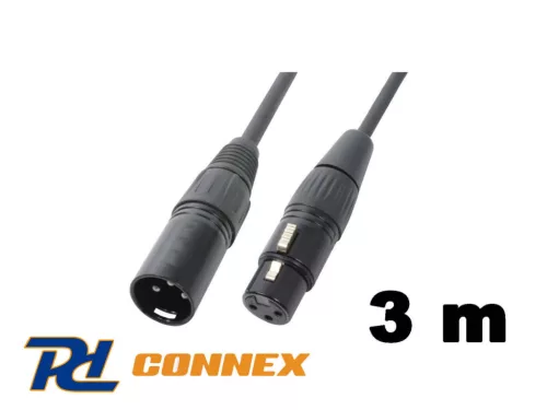 PD Connex CX35-3m jelkábel (XLR mama - XLR papa)