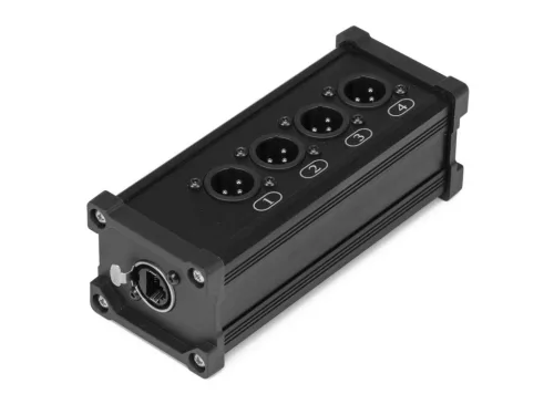 PD Connex CX185 Tápcsatlakozó elosztó doboz, (RJ45 + 4 db XLR3M)