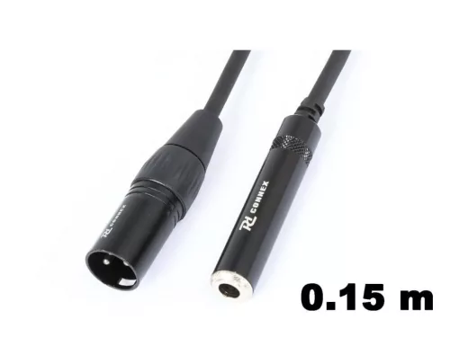PD Connex CX130 - Átalakító Kábel (XLR papa - 6,3 Jack mama) - mono / Aszimmetrikus