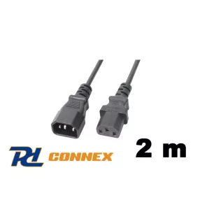   PD Connex CX18 230V tápkábel hosszabbító 2m (IEC C14 - IEC C13)