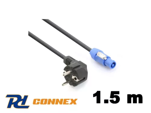 PD Connex CX12-1,5m PRÉMIUM PowerCon Tápkábel (Schuko-PowerConA)