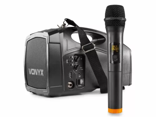 Vonyx ST-014 (6,5") 100W akkumulátoros hordozható hangfal (1xMik + MP3 + Bluetooth)