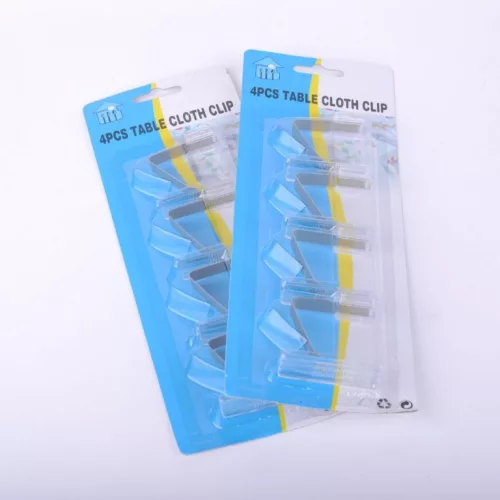 Asztalterítő-leszorító csipeszszett, 180417