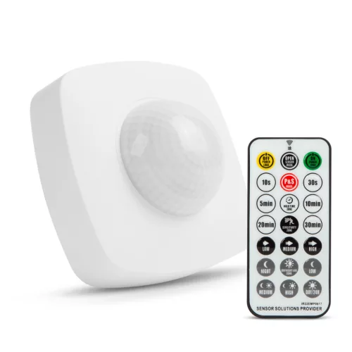 Delight 18693 Mozgásérzékelő távirányítóval - 360° - max 10 m - max 2000W - IP65