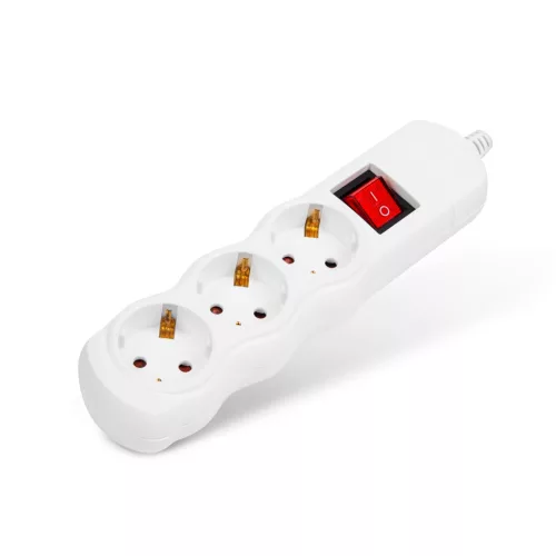 Delight 20221RE Elosztó 3-as - szerelhető, kábel nélkül - kapcsolós